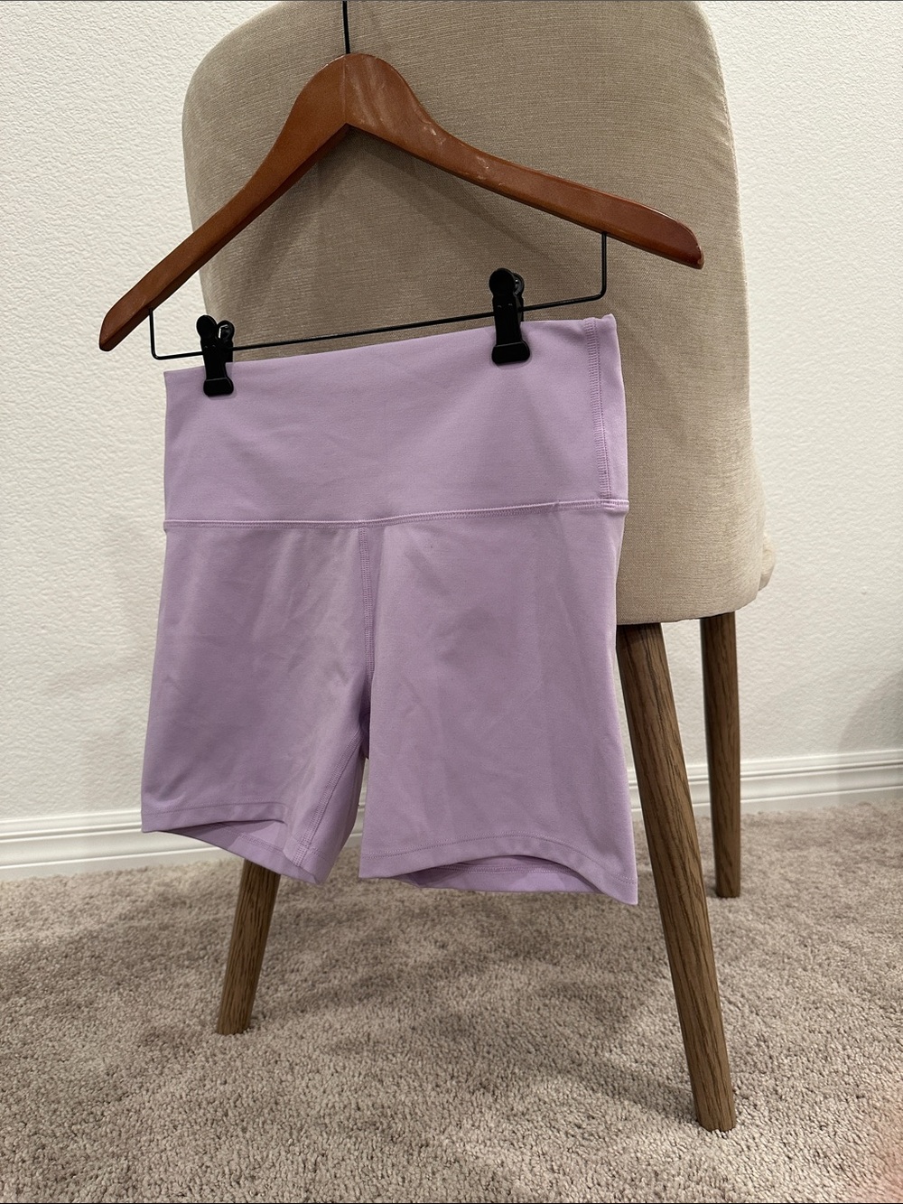 all in motion Lilac High-Waist Bike Shorts